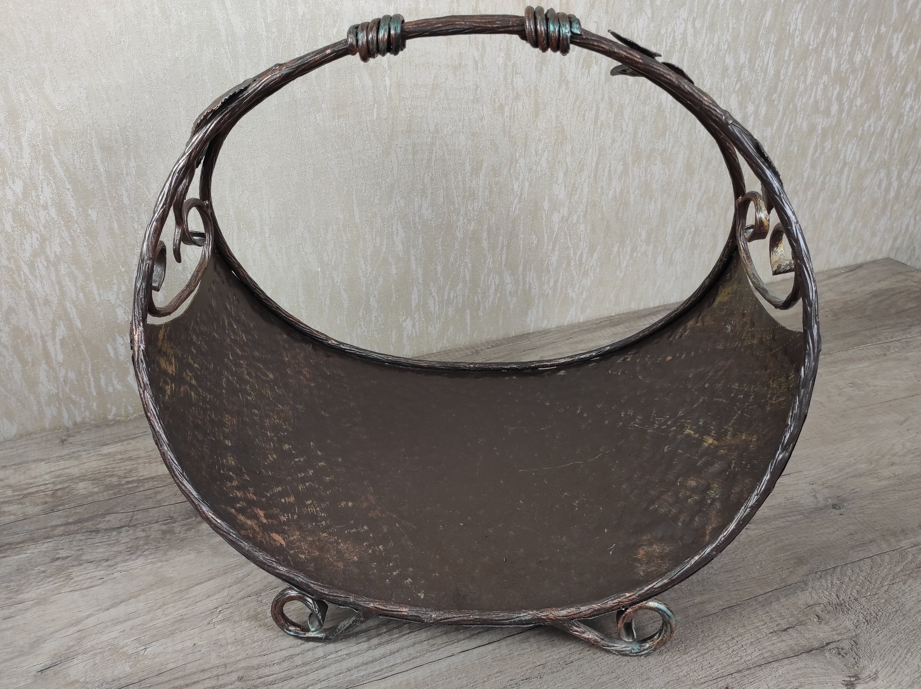 Firewood storage basket Firewood rack Firewood basket Metal Etsy