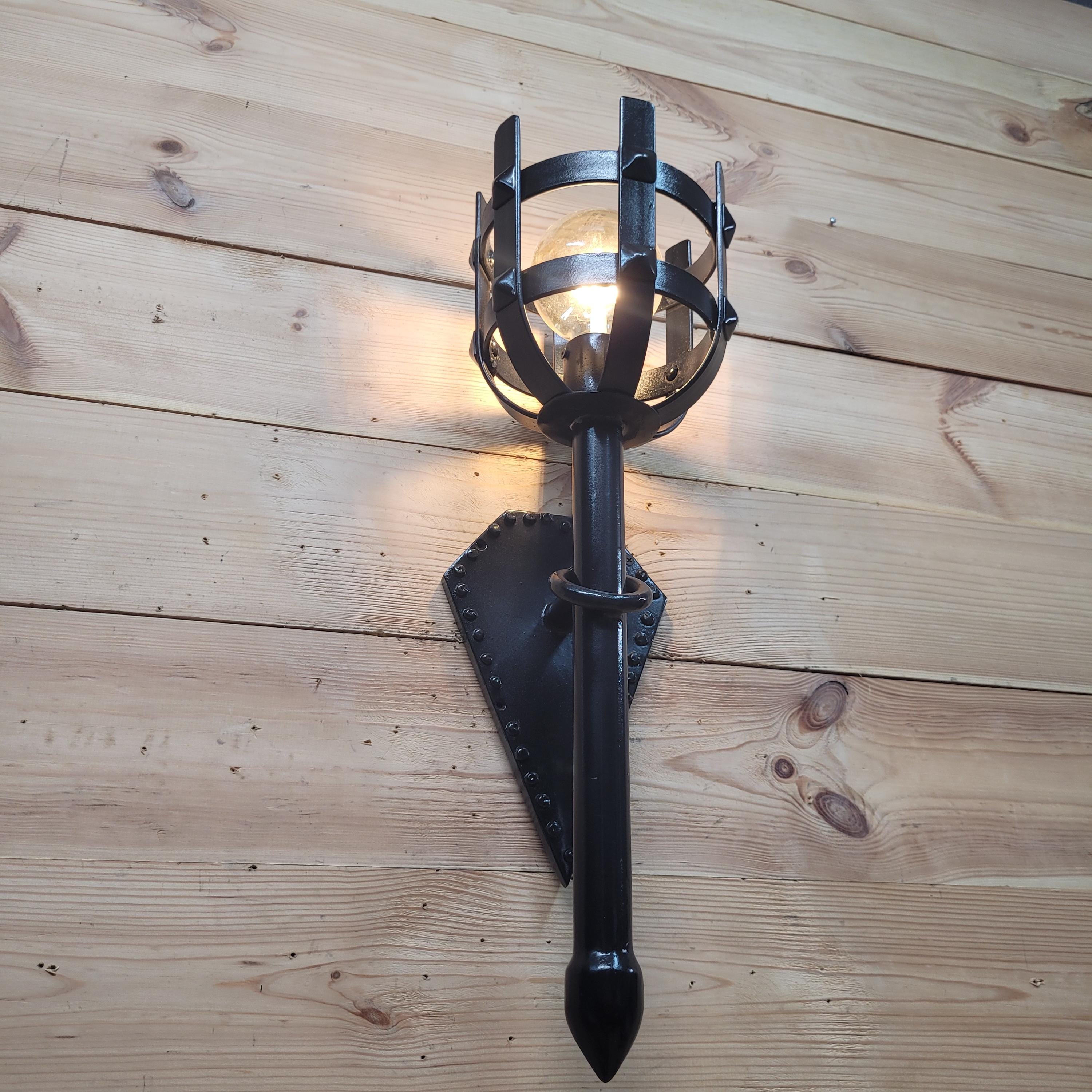 中世のランタン、壁取り付け用燭台、壁照明 - Etsy 日本