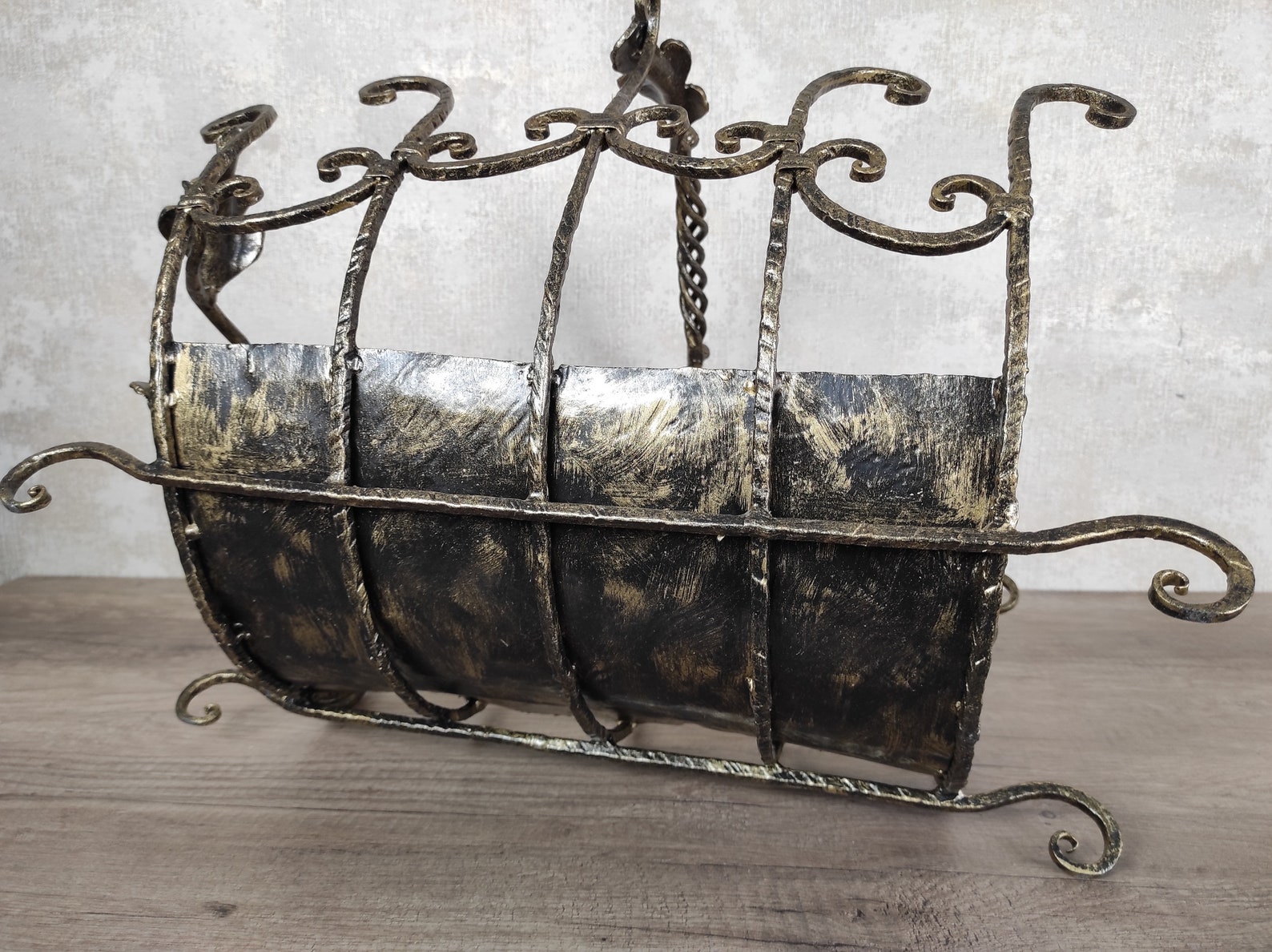 Firewood Storage Basket Firewood Rack Firewood Basket Metal Etsy