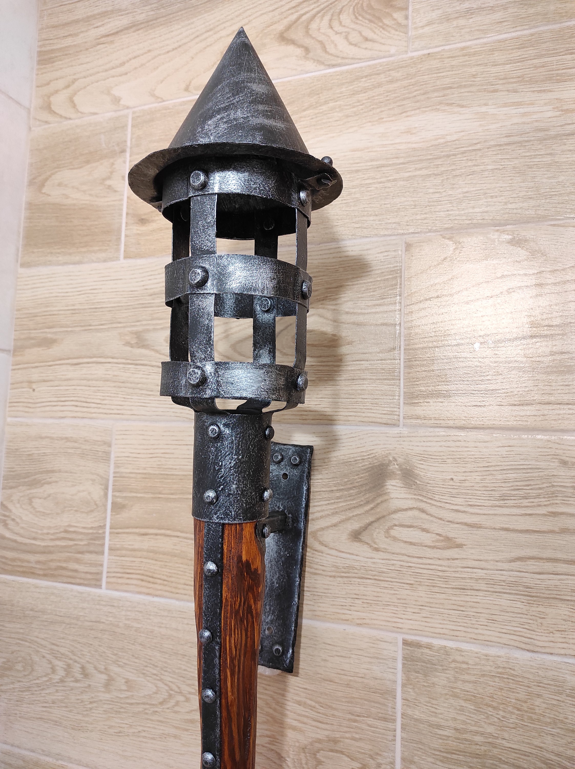 Viking sconce torch Wall sconce torch Medieval sconce torch Etsy