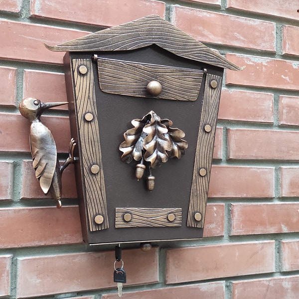 Modern Mailbox Wall Mount Etsy