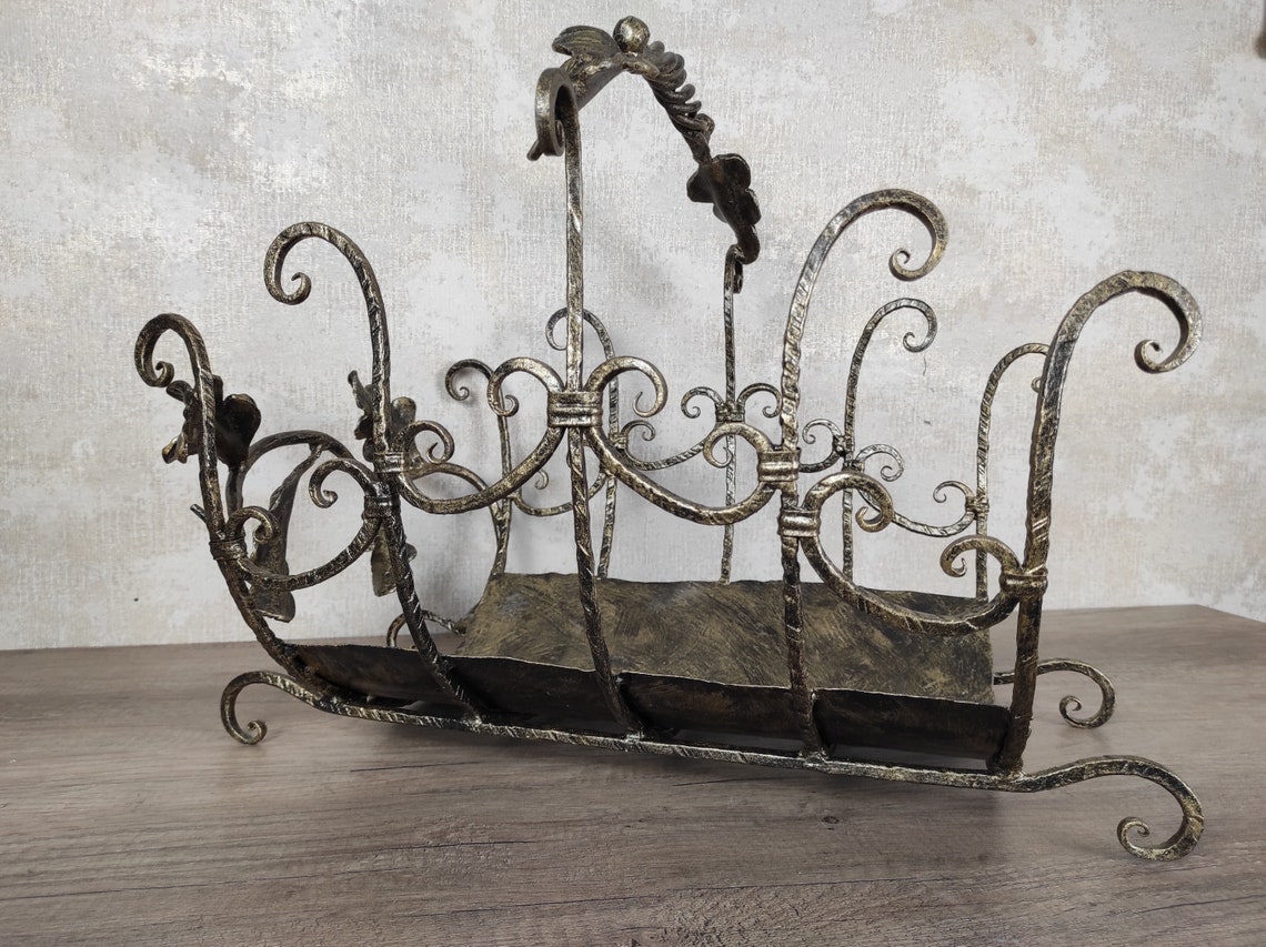 Firewood Storage Basket Firewood Rack Firewood Basket Metal Etsy