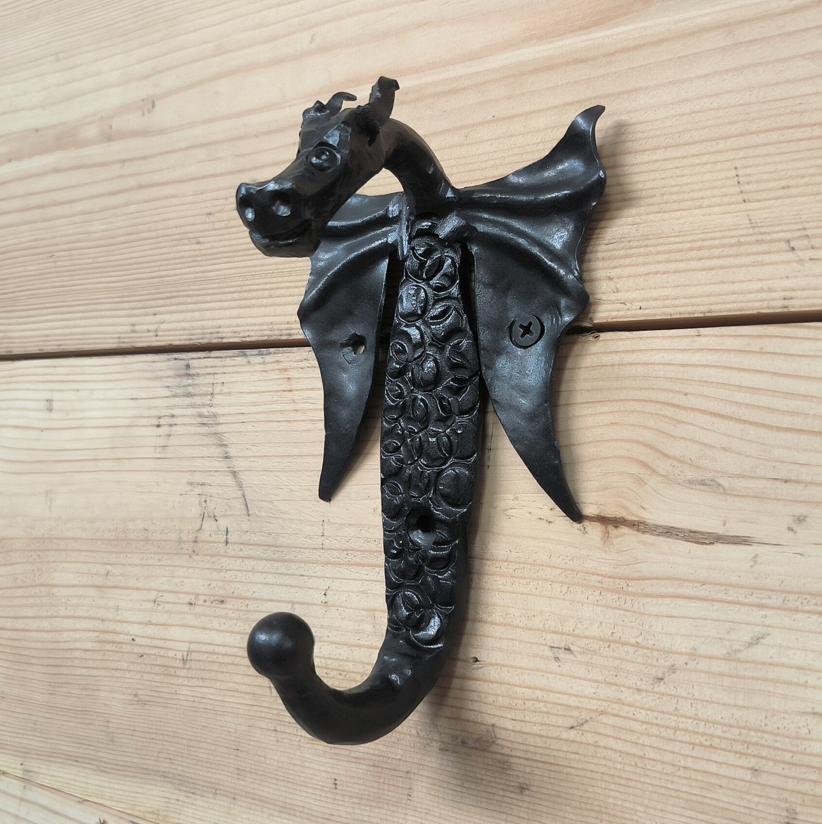 dragon fish hook 14K Gold Black Jade Hawaiian Pendant At certain angles Fish Hook/925 Sterling Silver Pendant/japanese