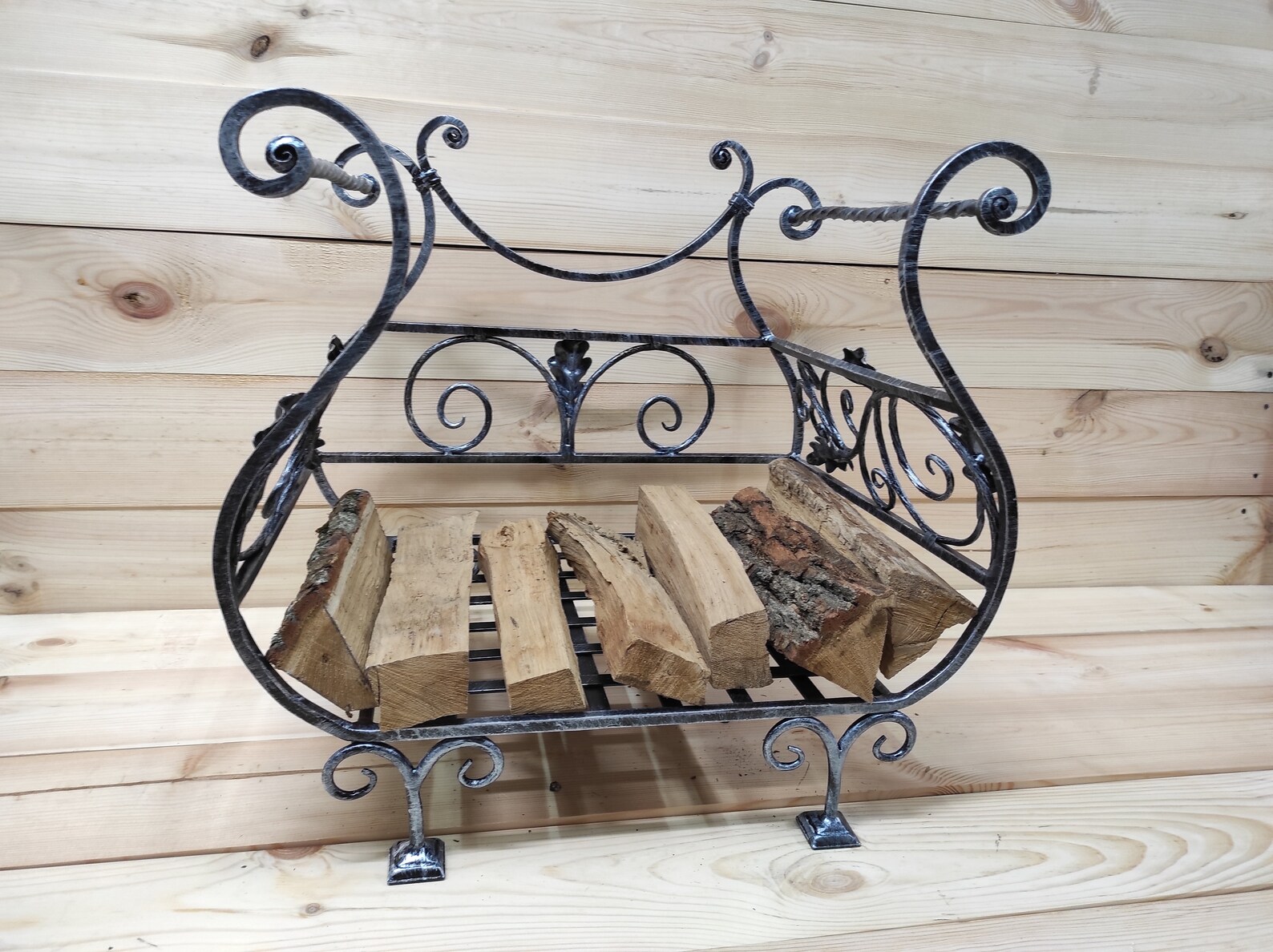 Firewood Storage Basket Firewood Rack Firewood Basket Metal Etsy