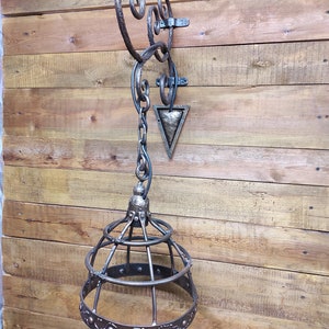 Wall hanging lamp, handmade lamp, wall lamp, metal lamp