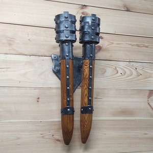 Wall lantern, wall sconce, wall sconce torch, lantern, wrought iron sconces