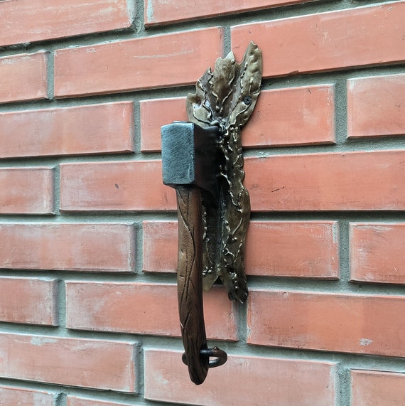 Handmade Axe Door Handle: Metal Barn Door Pull - Etsy