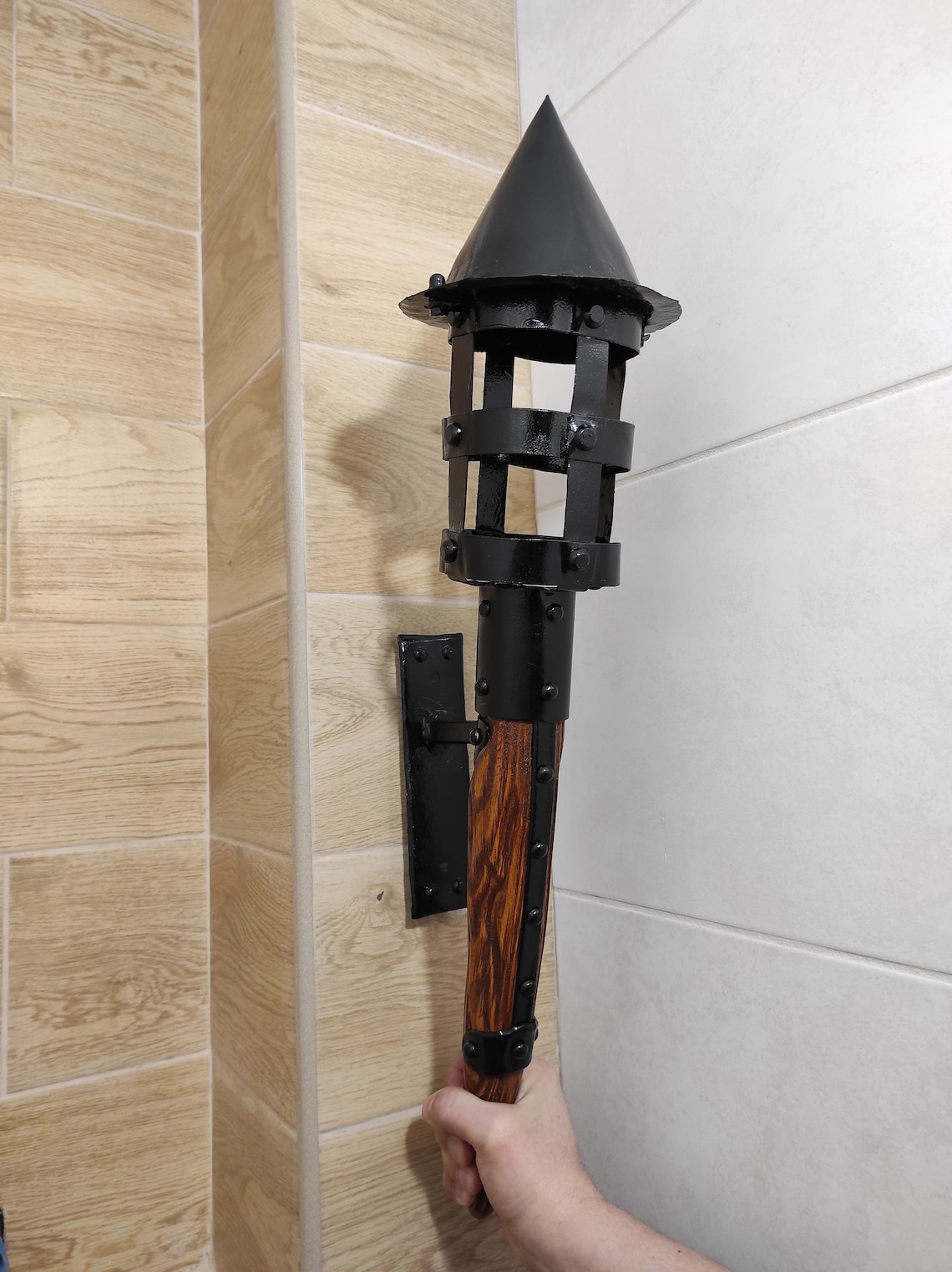 Wall Sconce Torch Viking Sconce Torch Medieval Sconce Torch Etsy