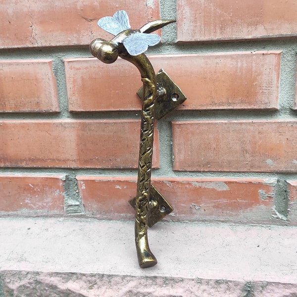 Barn Door Handle, Branch Handle, Dragonfly Door Pull