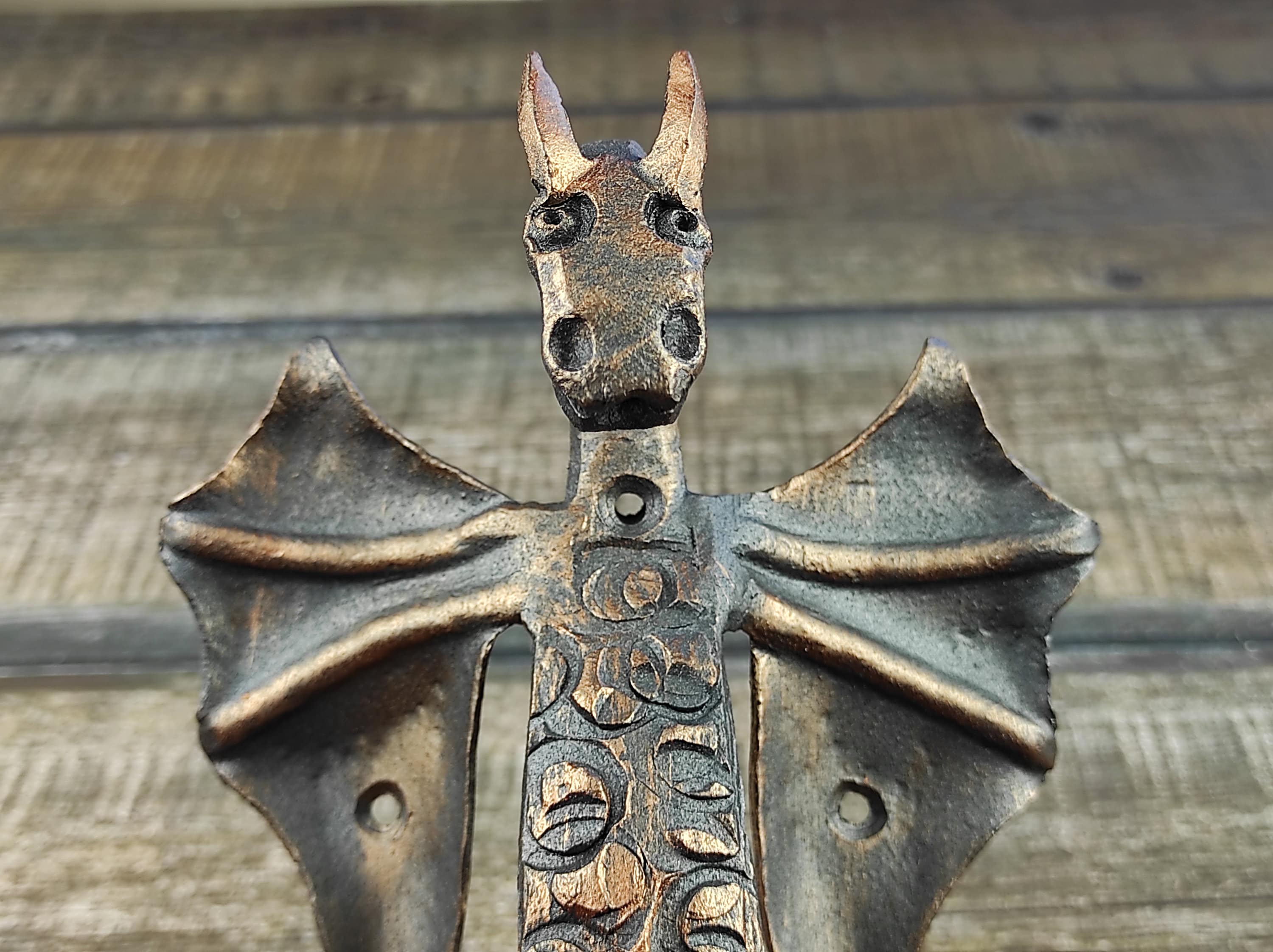 Dragon Door Handle Door Handle Metal Handle Hand Etsy