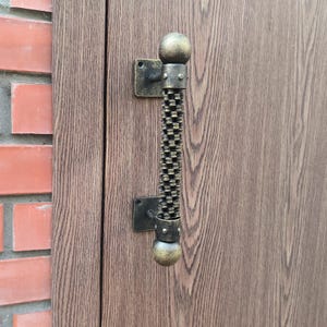 Industriell cykelkedja dörrhandtag - Rustik, Steampunk, Handgjord dekor