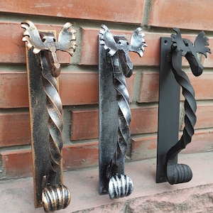 Metal Door Handle Moose, sturdy barn door handle Elk