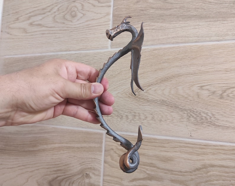 Dragon Door Handle Door Handle Metal Dragon Pull Hand Etsy