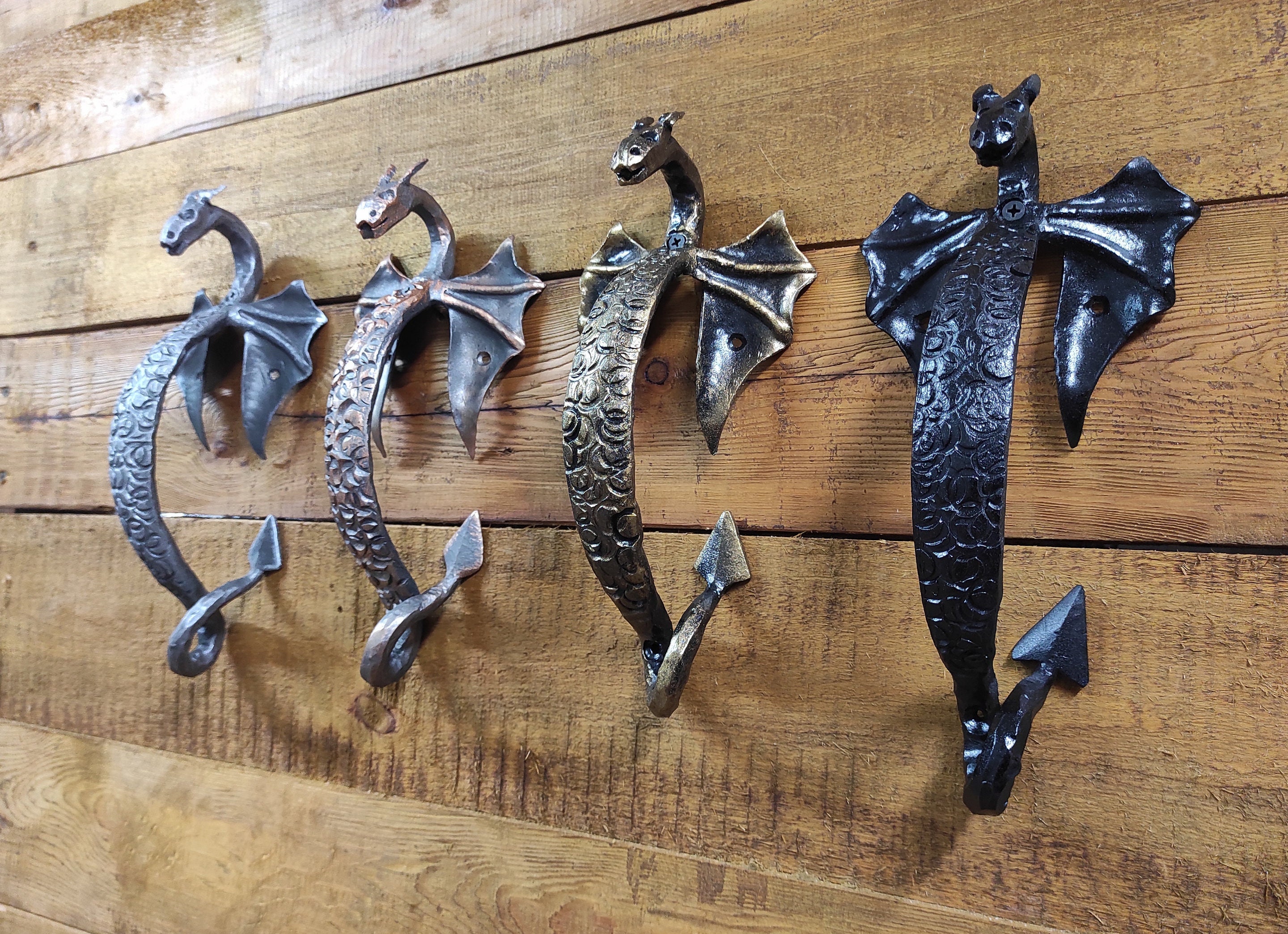 Ensemble de poignées de porte Dragon de Komodo