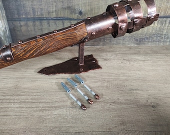 Handmade Iron Wall Sconce Candle Holder: Medieval Torch Style