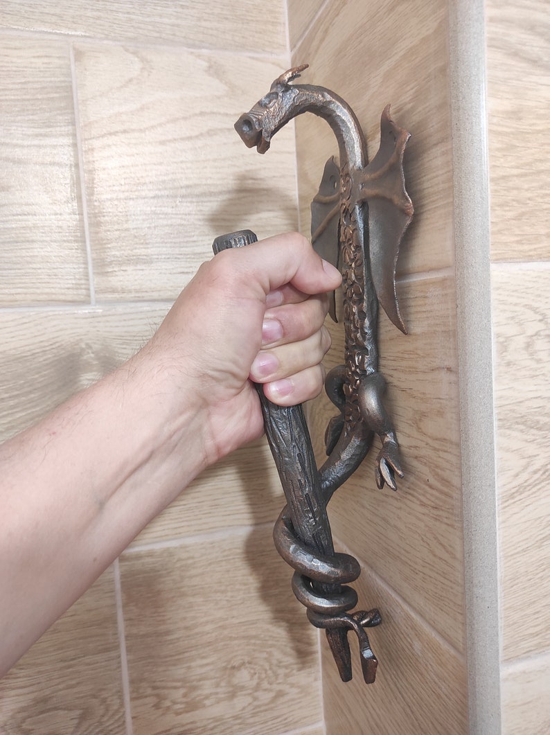 Dragon Door Handle Medieval Style Dragon Decor Dragon Style Etsy