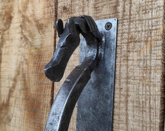 Barn Door Handle Horse. Door handle for the stable.