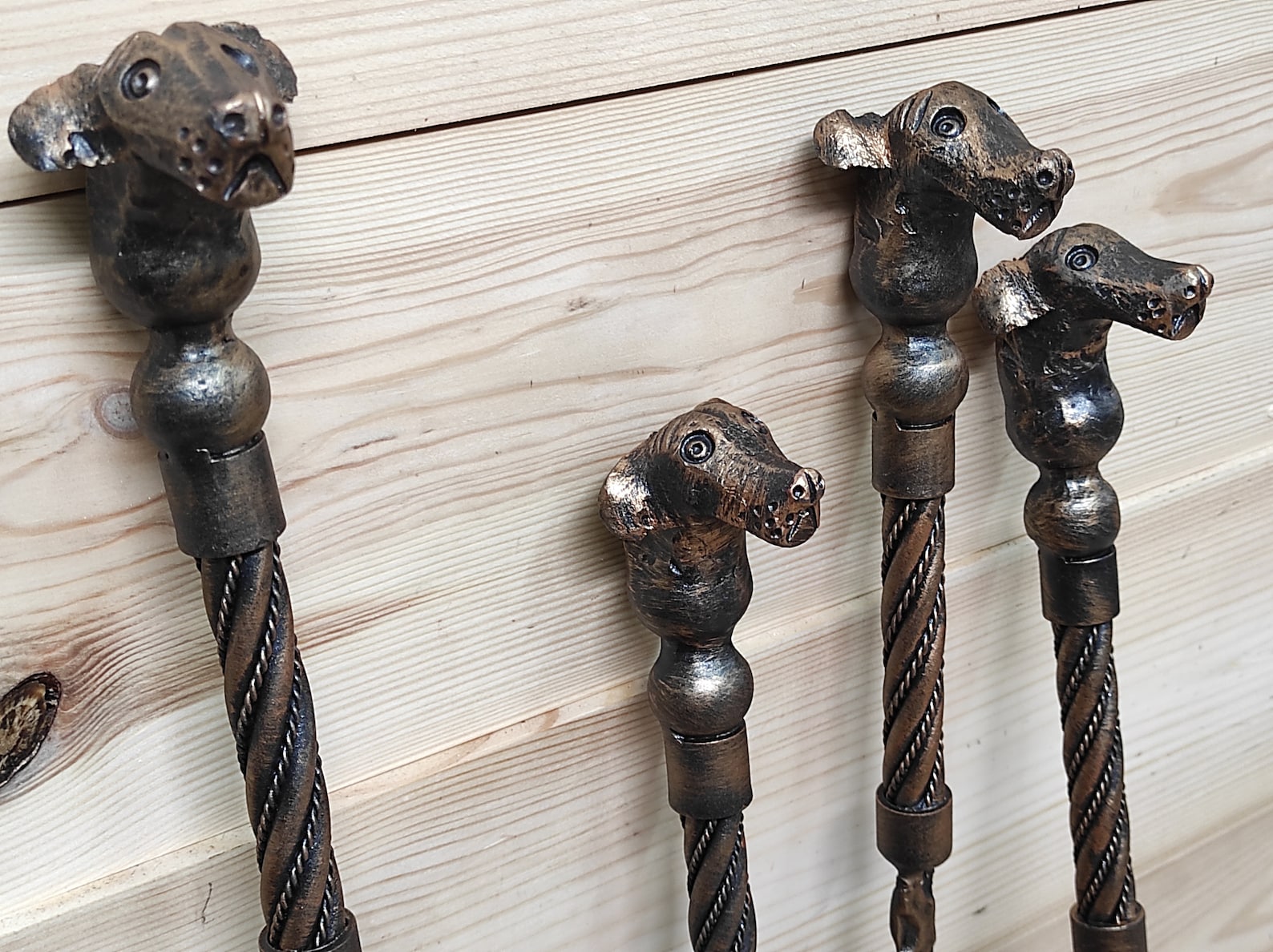 Fireplace Tools Set Dogs Fireplace Poker Fireplace Etsy