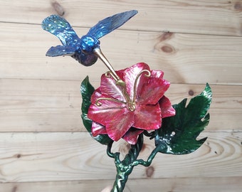 Blumenscheunentürgriff, Kolibri-Metalltürgriff, Türgriffe