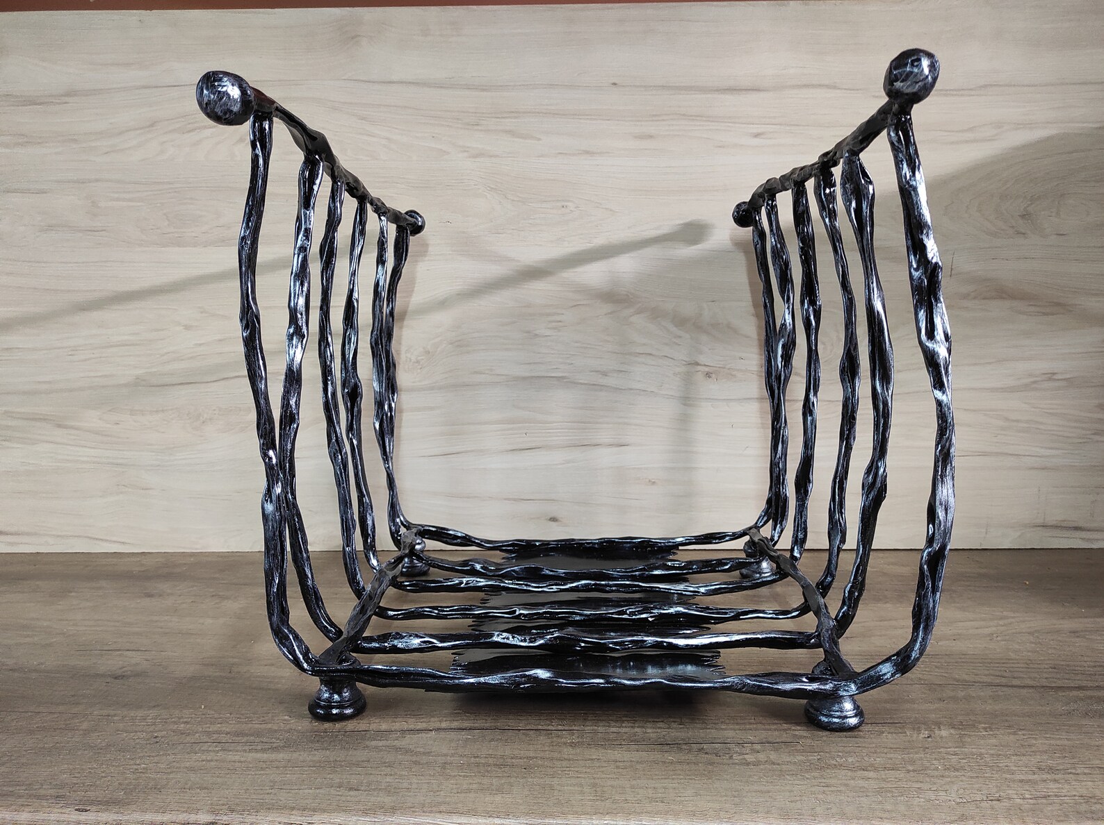 Firewood Storage Basket Firewood Rack Firewood Basket Metal Etsy