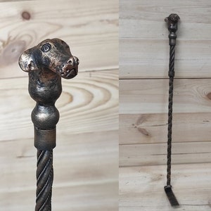 Fireplace poker, Fire poker, Hand forged, Fireplace tool, Gift, Poker by the fireplace, Cookware for camping