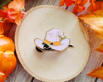 Witch hat & Kitten Enamel Pin | Limited Edition