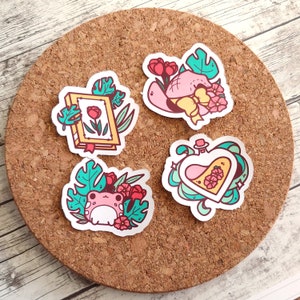 Spring Cottage Witch Sticker Pack | Handmade Stickers