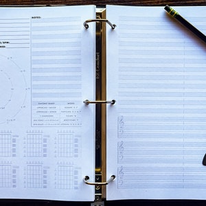 The SWURNL: Songspreads • 3-hole punched songwriting template • Organize, focus and finish your songs • Designed & printed in Los Angeles