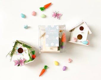 Kit de bricolage de Pâques | Nichoir de Pâques | Bricolage printanier pour enfants