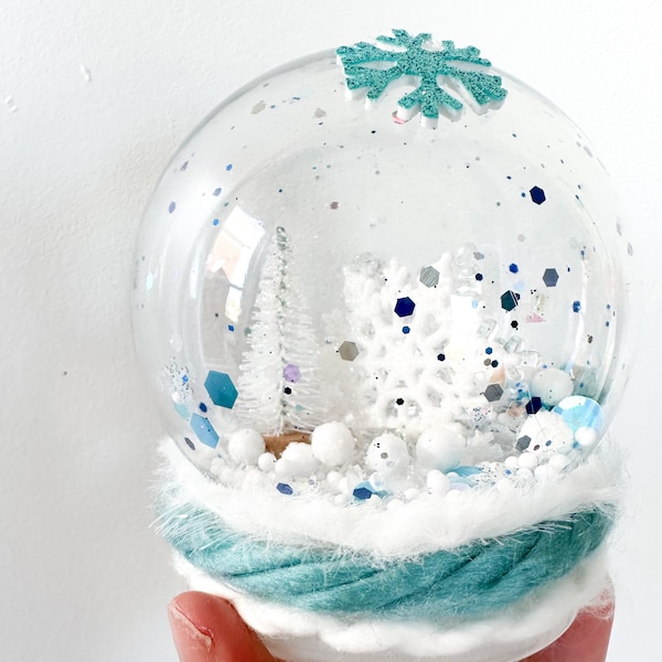 Winter Wonderland Snow Globe DIY Craft Kit | Holiday Craft Kit | Kids Craft Kit | Christmas Craft