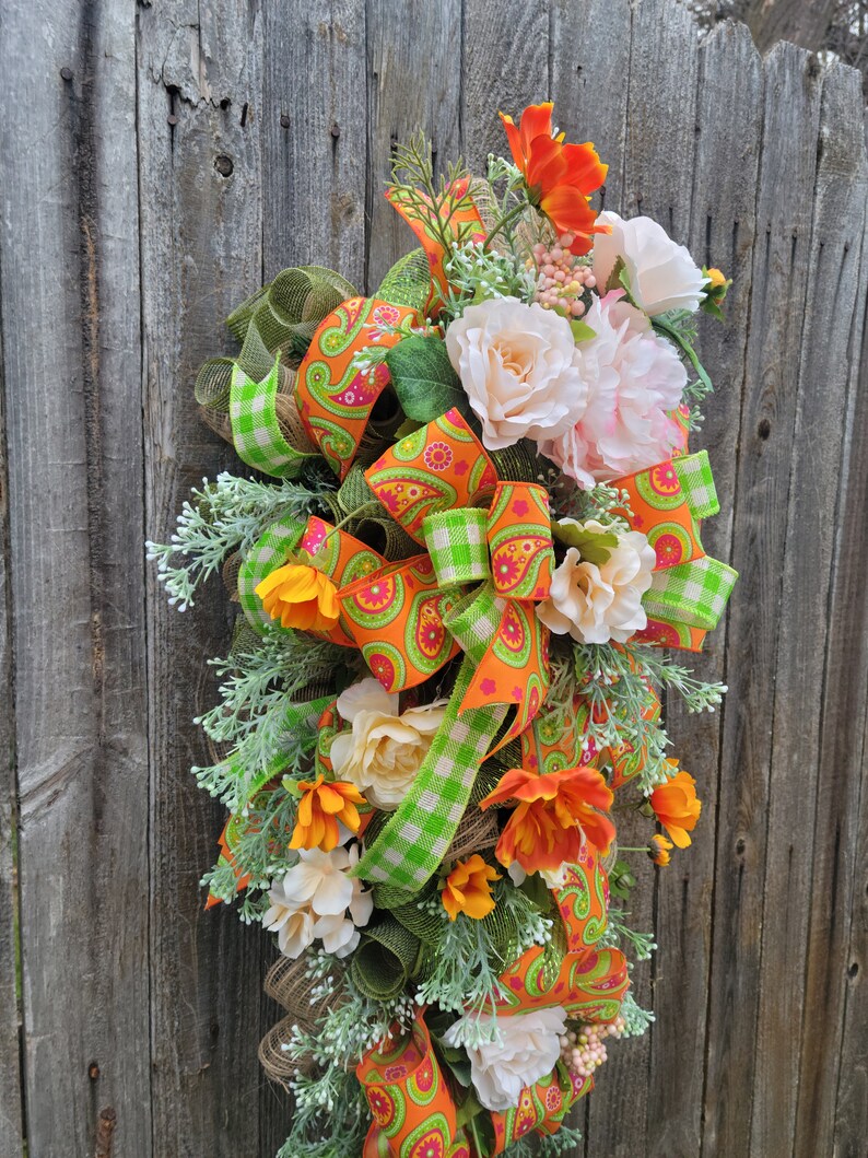 Everyday Wreath, Spring Wreath, Home Decor, Everyday Swag, Front Door
