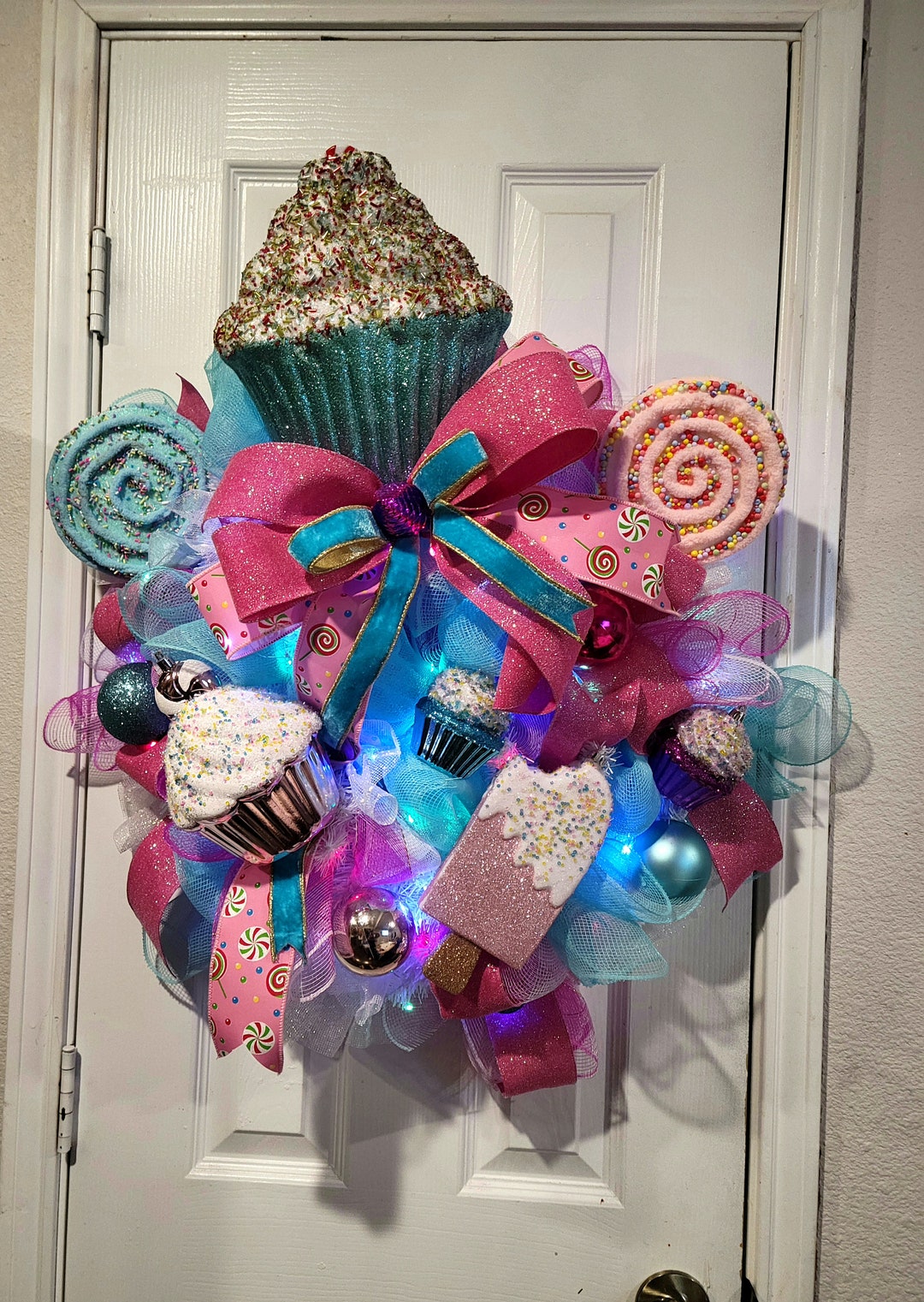 Candyland Christmas Wreath 