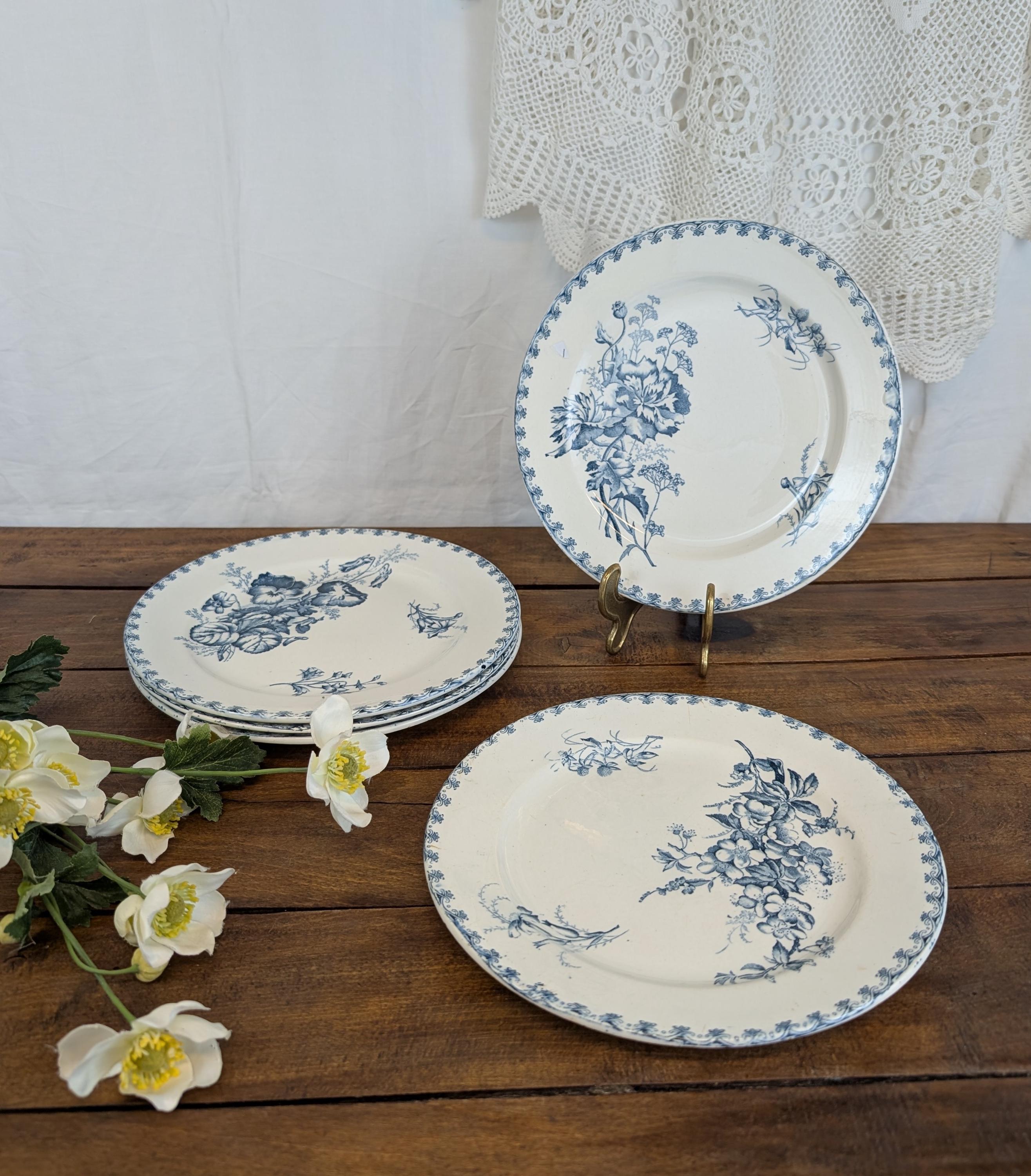 Sarreguemines U&C VEGA プレート アンティーク Sarreguemines Vega - Etsy