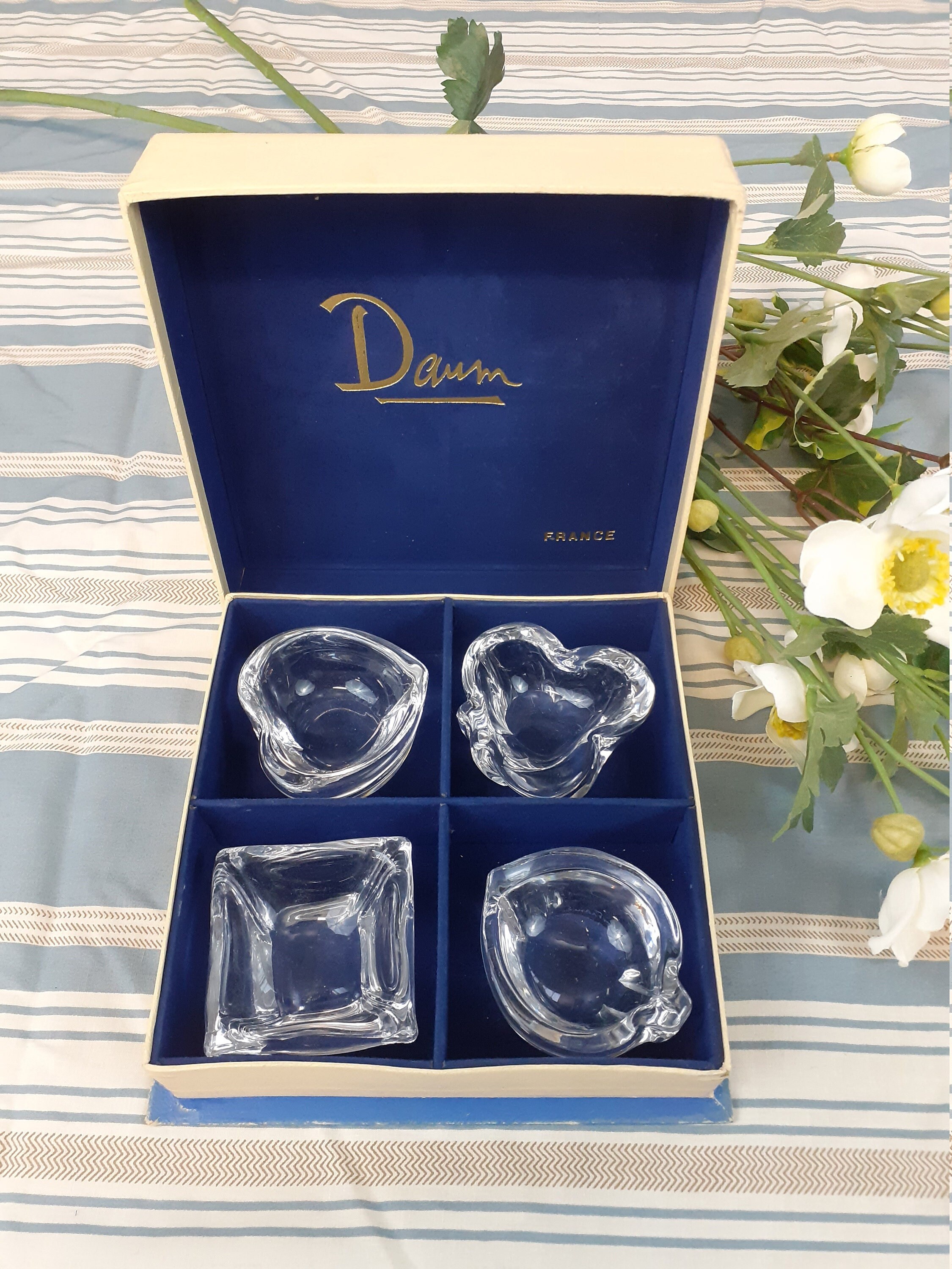 Bougeoirs Daum Couleurs de Cartes à Jouer