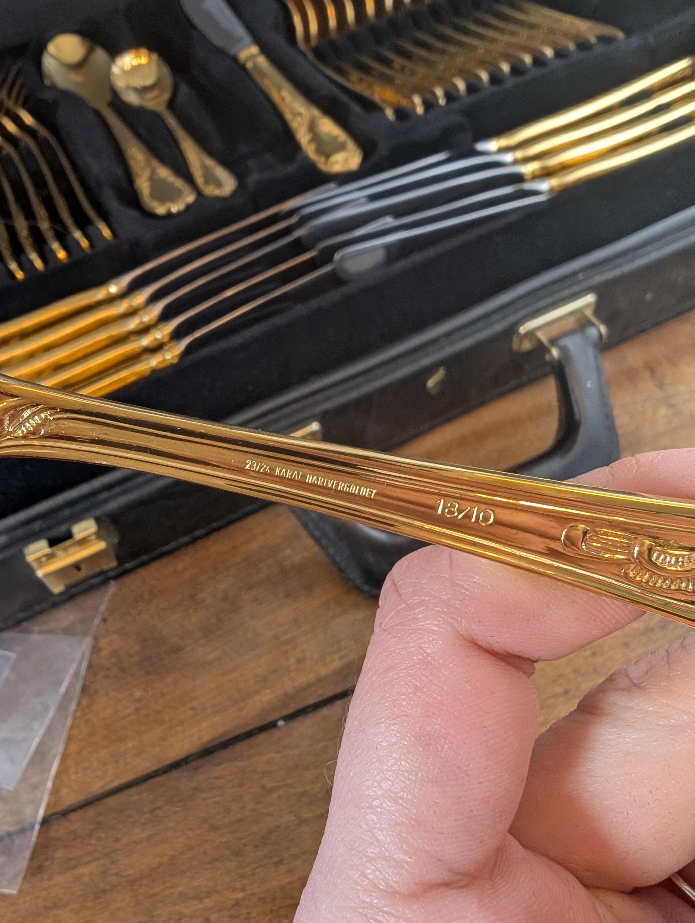 Bestecke Solingen 67-piece Gold-plated Cutlery Set - Etsy