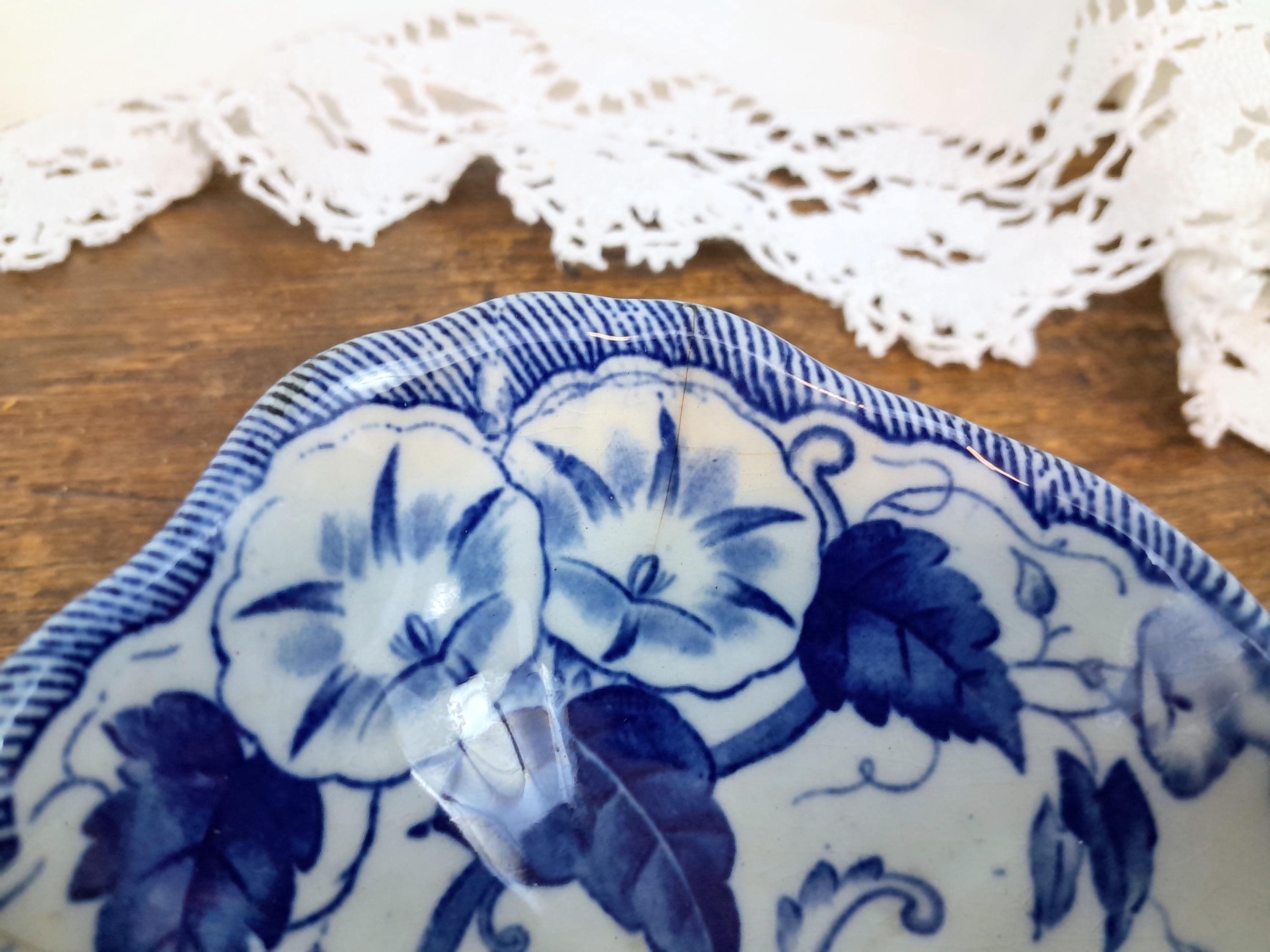 食器 creil et montrou SYLVA Flora Ravier Creil and Montereau - Etsy