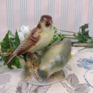 German porcelain bird couple