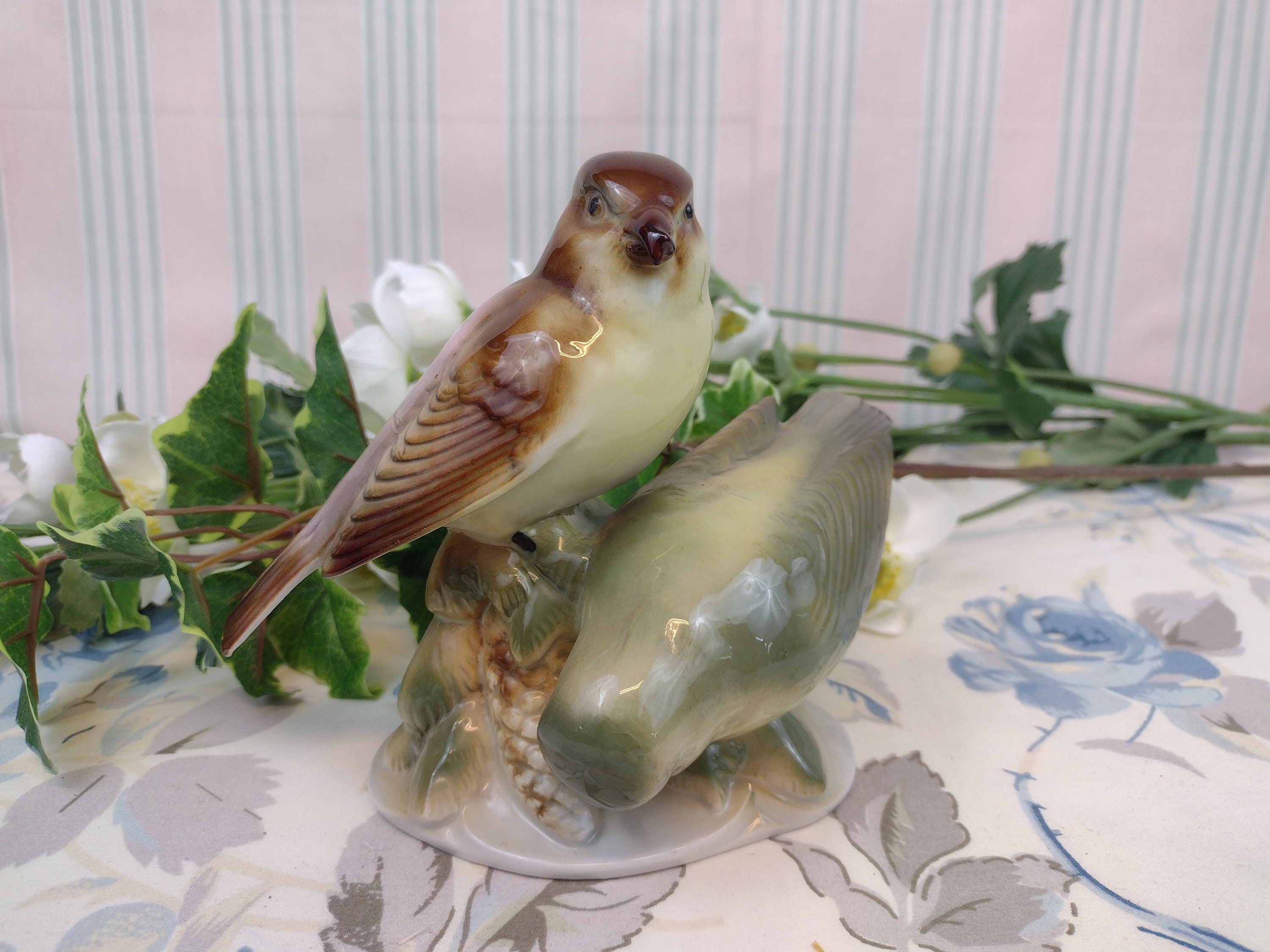 German porcelain bird couple