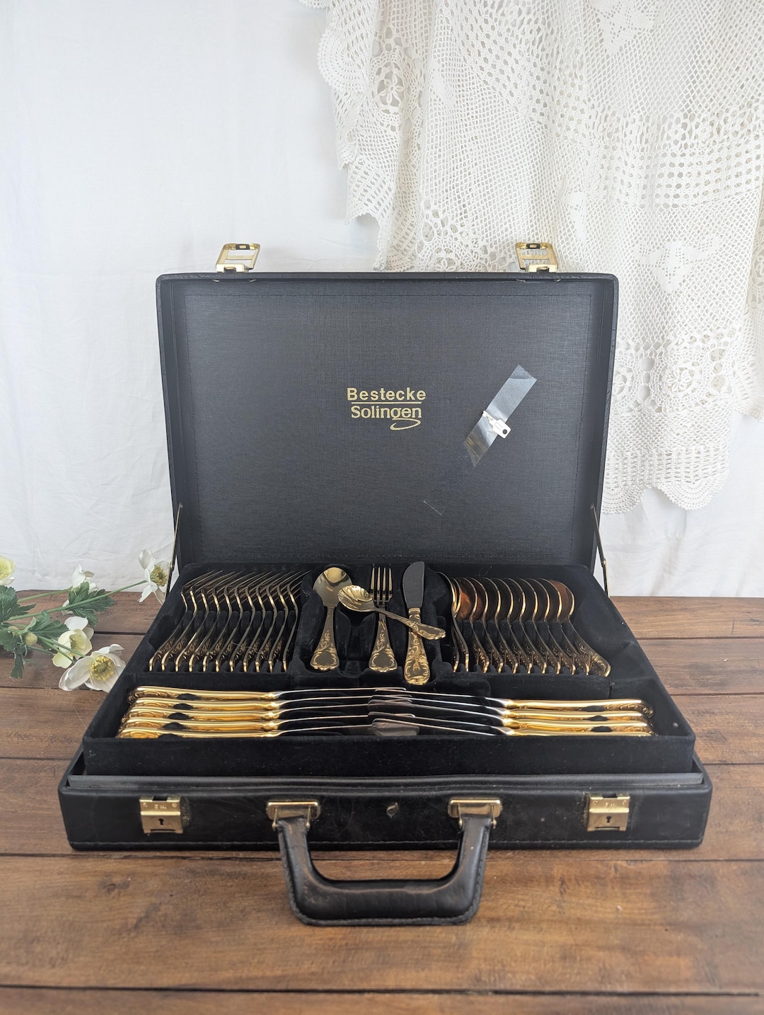 Bestecke Solingen 67-piece Gold-plated Cutlery Set - Etsy
