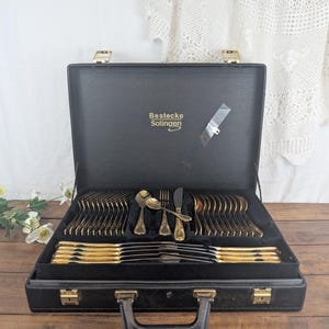 Bestecke Solingen Gold Plated Silverware Set - Etsy