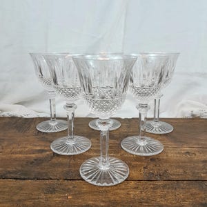 6 Saint Louis Tommy Red Wine Glasses