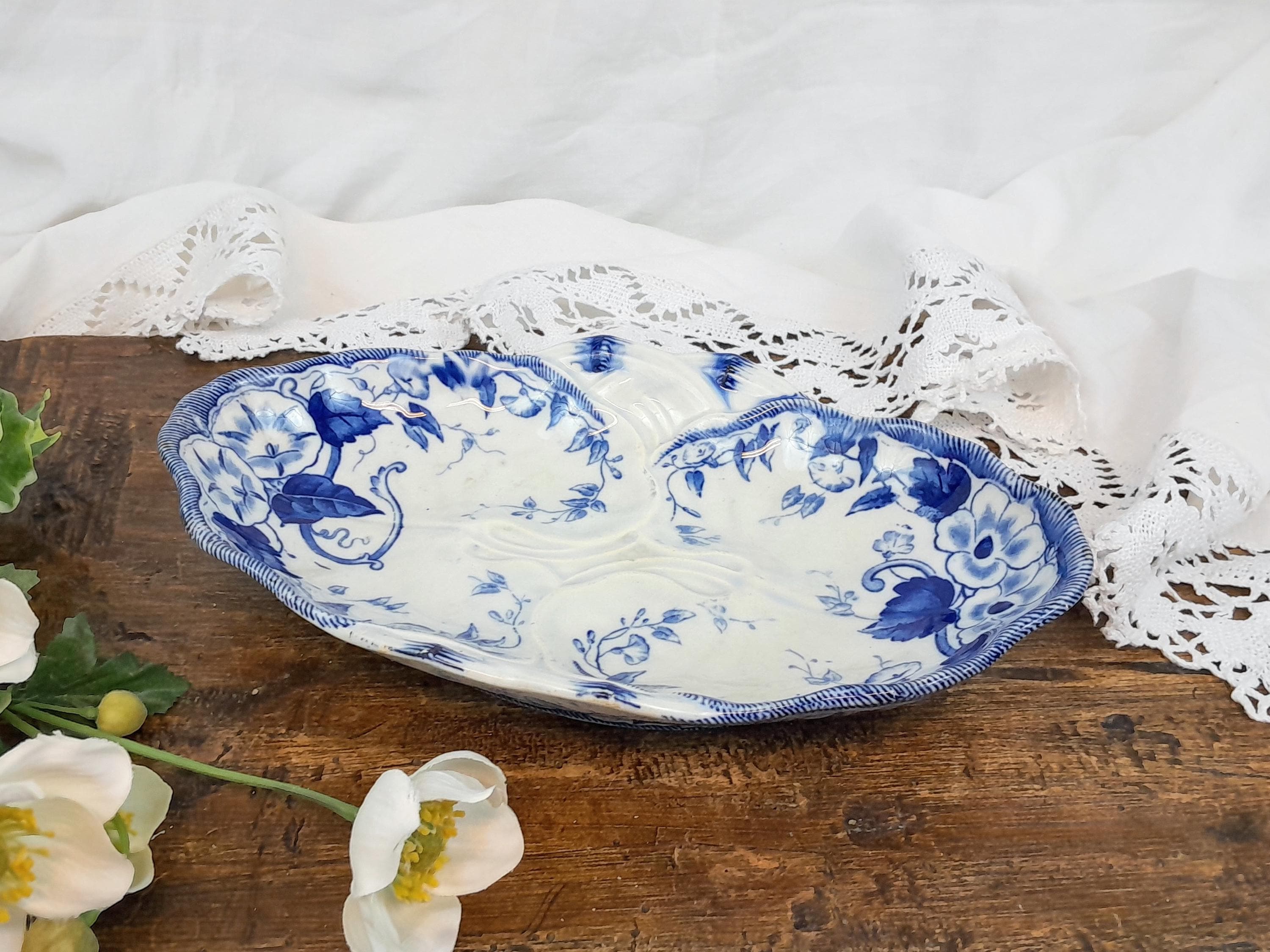 食器 creil et montrou SYLVA Flora Ravier Creil and Montereau - Etsy