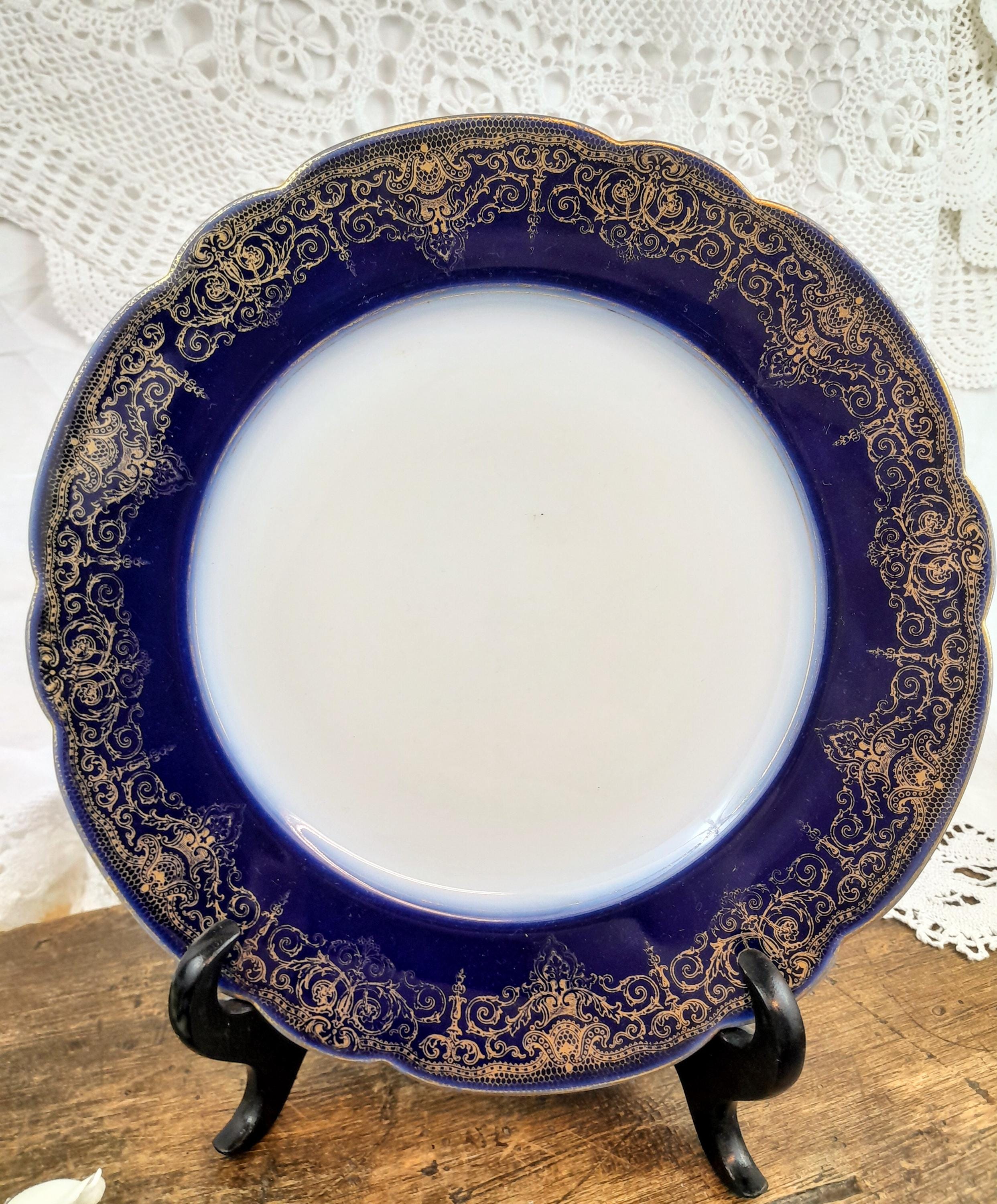 パリ磁器の平皿2枚 - Etsy 日本