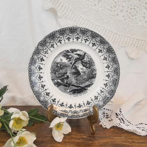 Sarreguemines talking plate