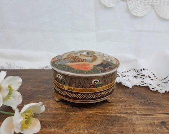 ボンボニエール 薩摩焼蓋付壺 2号 - Etsy 日本