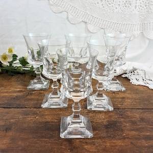 6 Bayel crystal water glasses