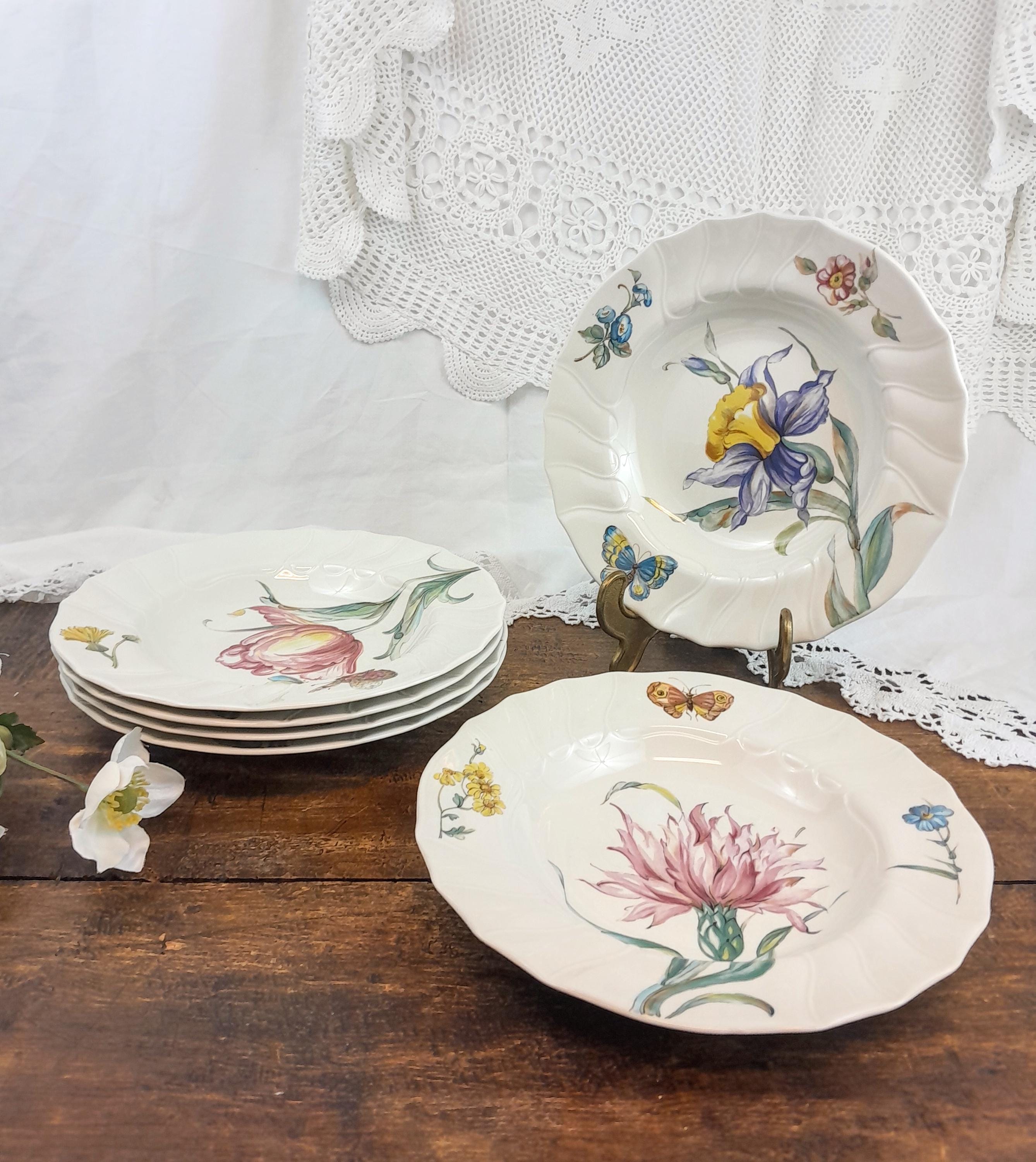 6 Villeroy and Boch Bouquet Soup Plates - Etsy