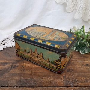 Old biscuit tin