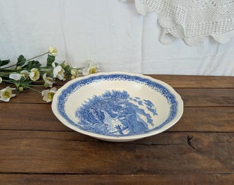 Villeroy and Boch Burgenland Blue and White Plates, Vintage