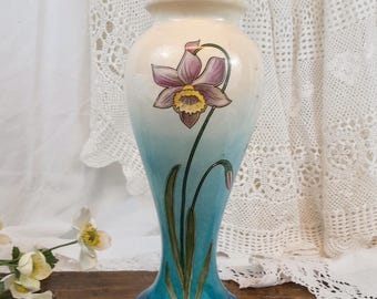 Large Art Nouveau Fives Lille vase